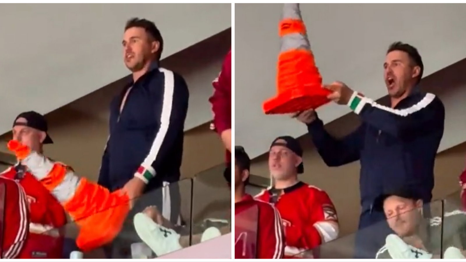 Brooks Koepka's Masters prep? Yelling at NHL player: "F***ing traffic cone!"